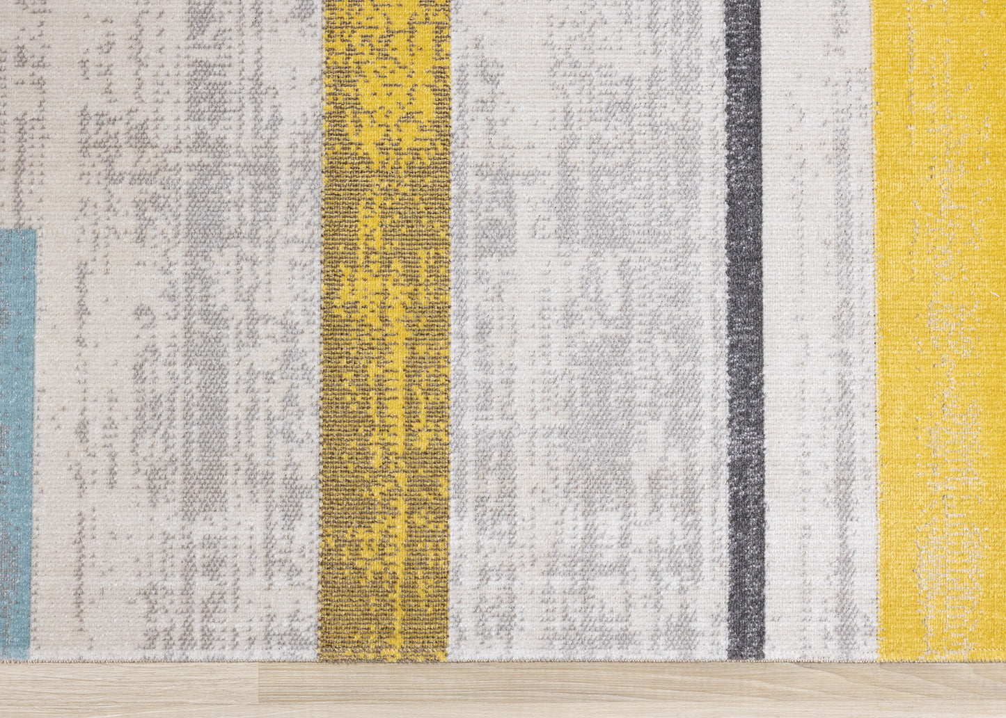 Contemporary Geometric Grey Area Rug