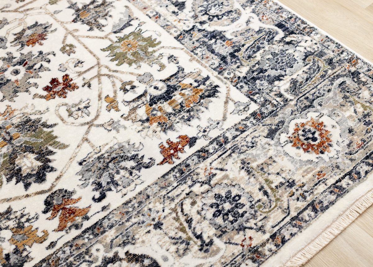 Classic Traditional Elegant Cream Area Rug