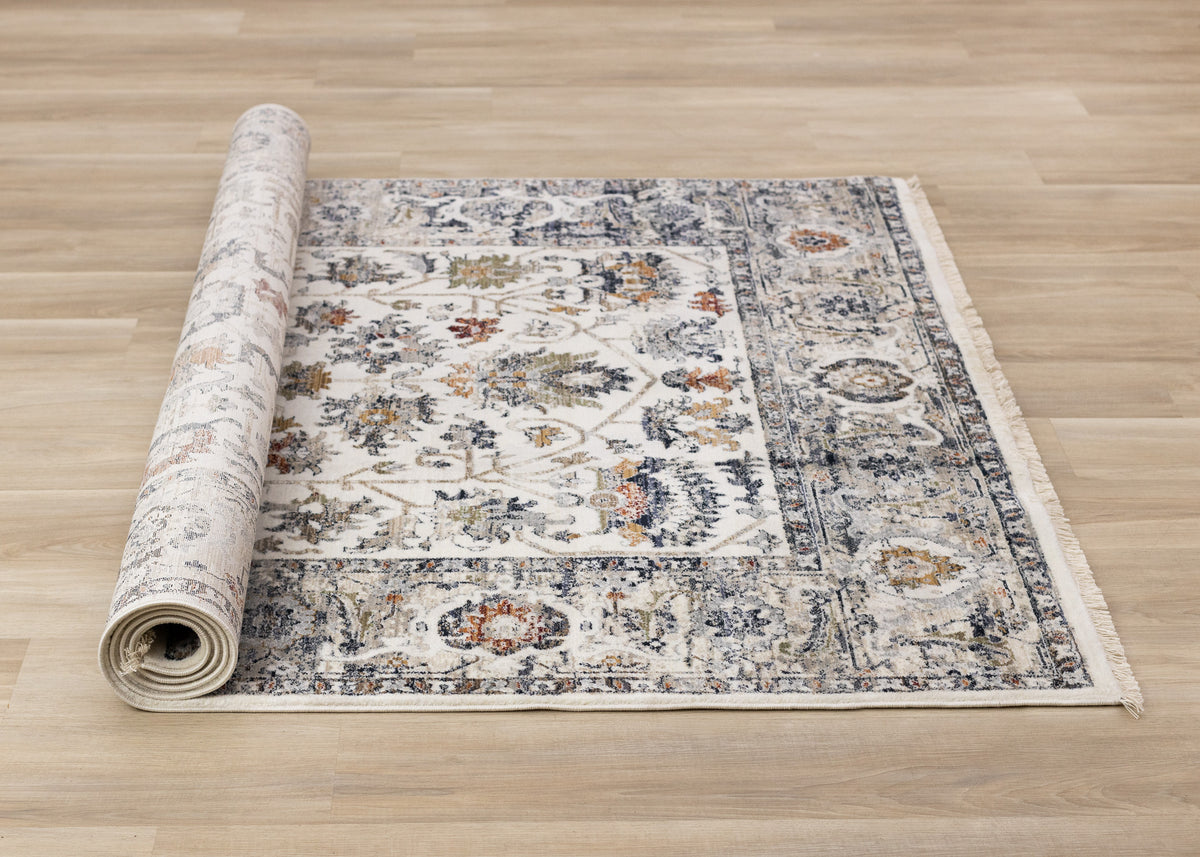 Classic Traditional Elegant Cream Area Rug