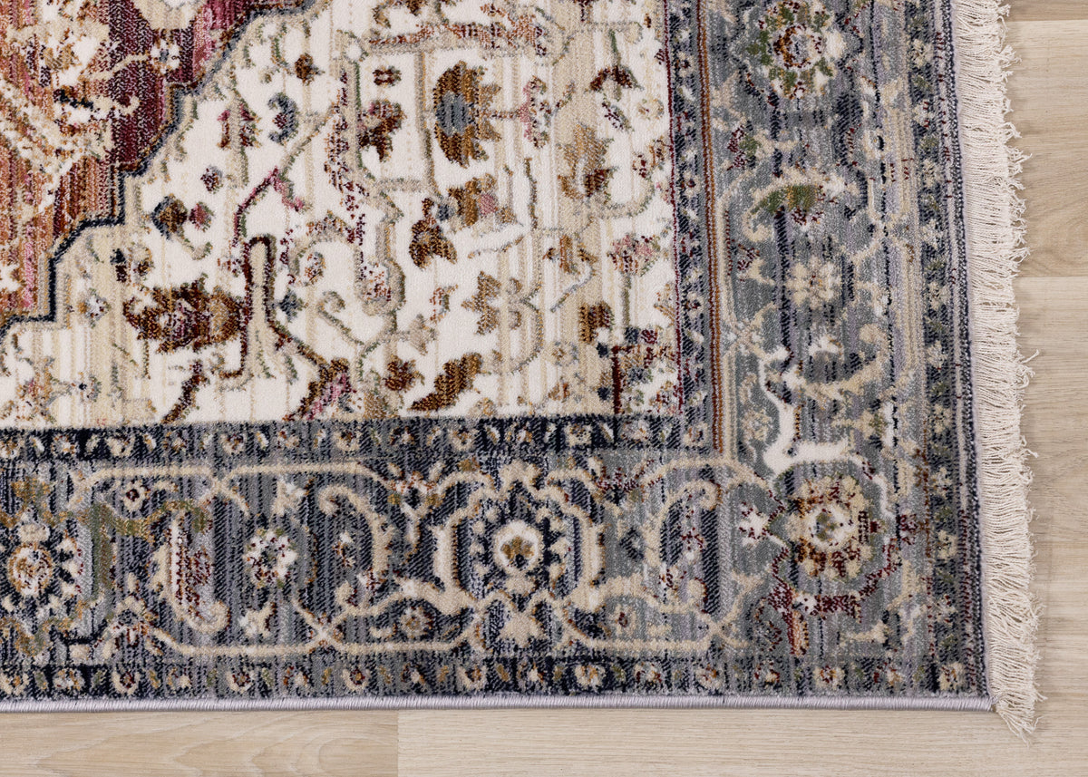 Classic Traditional Elegant Pink Area Rug