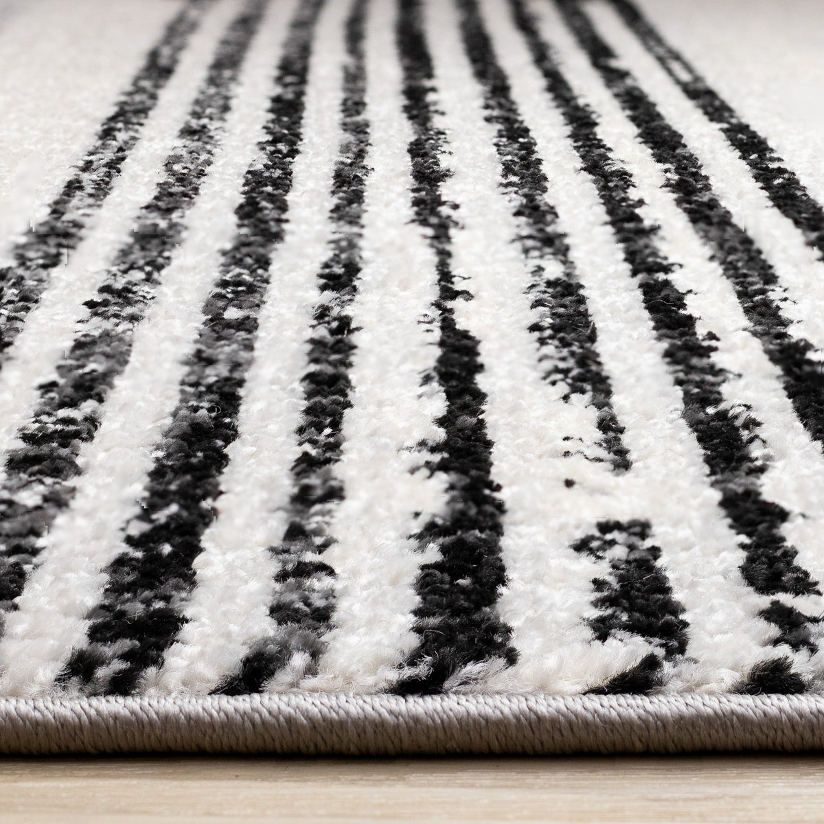 Contemporary Tribal Southwestern White Area Rug
