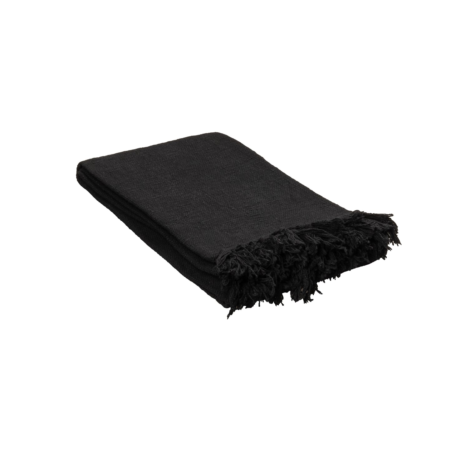 Decorative Throw Dark Black