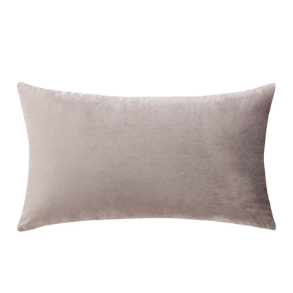 Soft Velvet Champagne Pillow with Insert & Cover