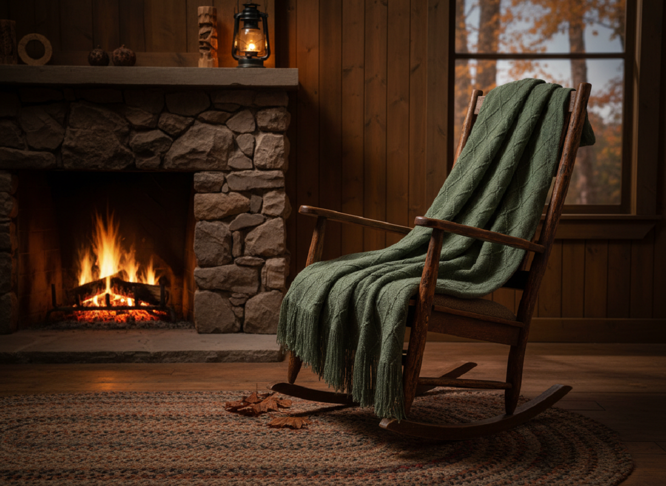 Decorative Throw Sage green