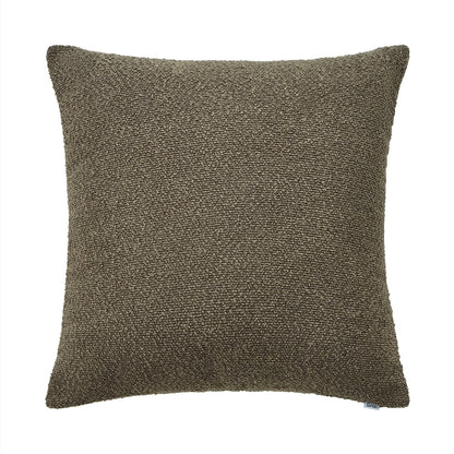 Textured Brown Lumbar Pillow with Insert & Cover