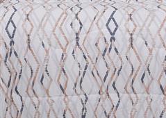 100% Jacquard Microfiber Grey Comforter Set