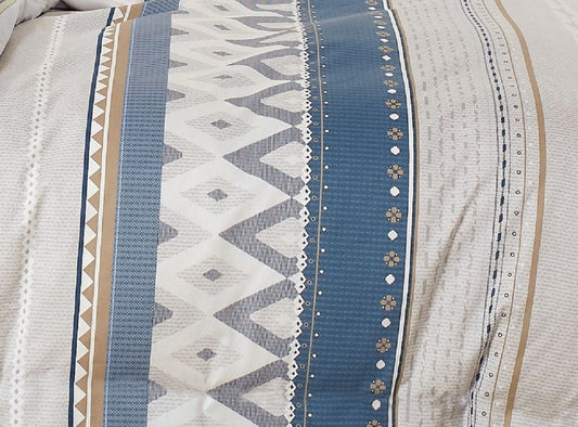 100% Cotton Beige Duvet Cover Set