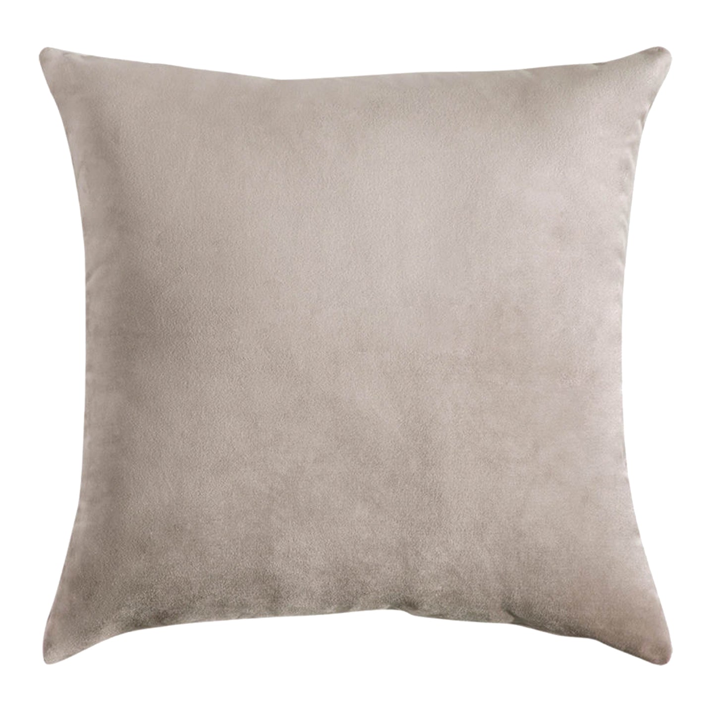 Soft Velvet Champagne Pillow with Insert & Cover