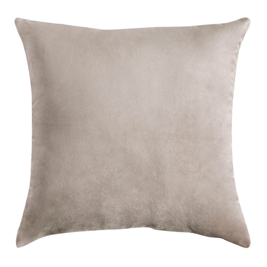 Soft Velvet Champagne Pillow with Insert & Cover