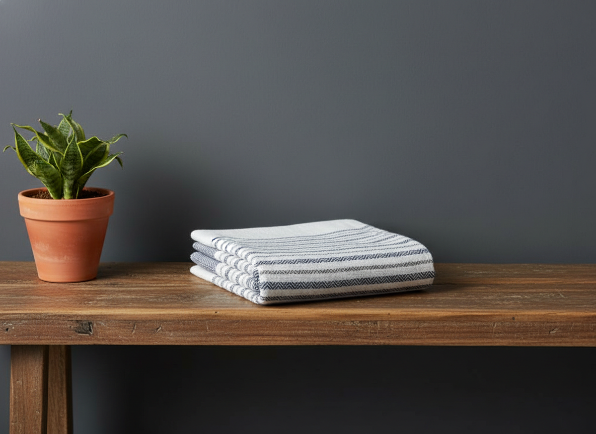 Decorative Throw White and black