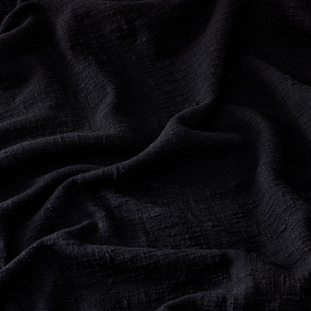 Decorative Throw Dark Black