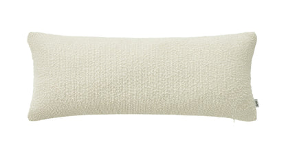 Textured Cream/Off-White Lumbar Pillow with Insert & Cover