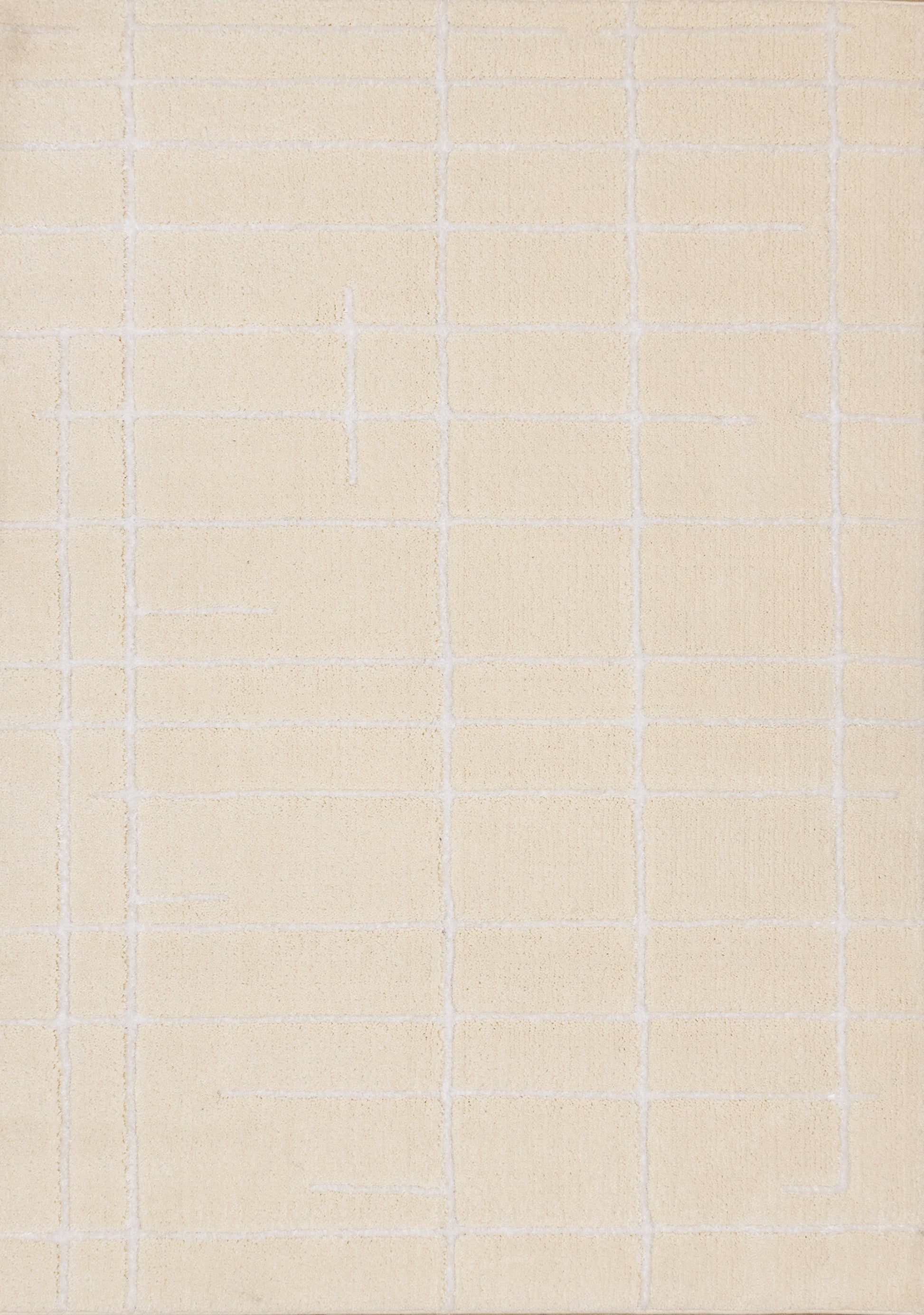 Contemporary Stripes Cream Area Rug-3