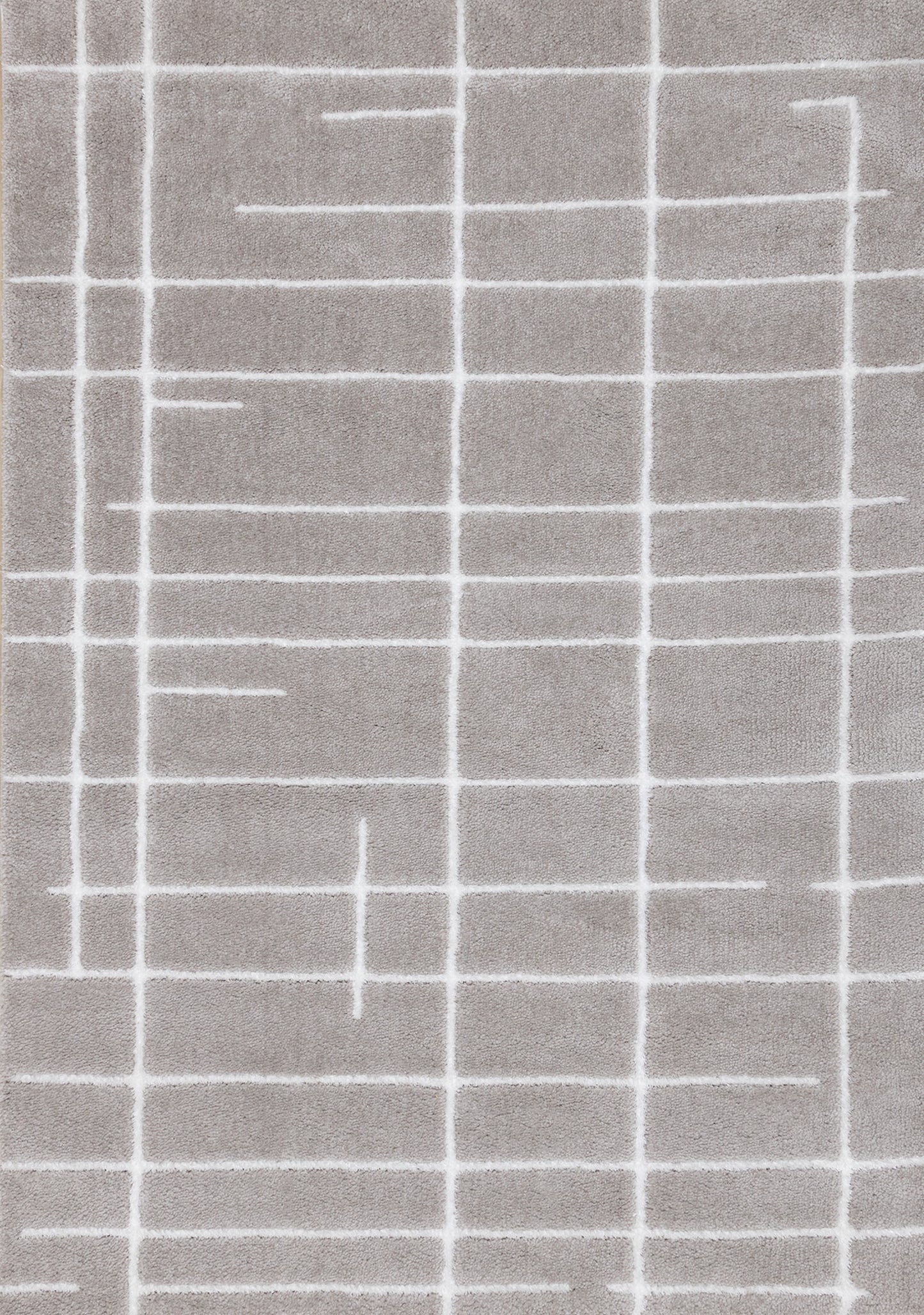 Contemporary Stripes Grey Area Rug-3