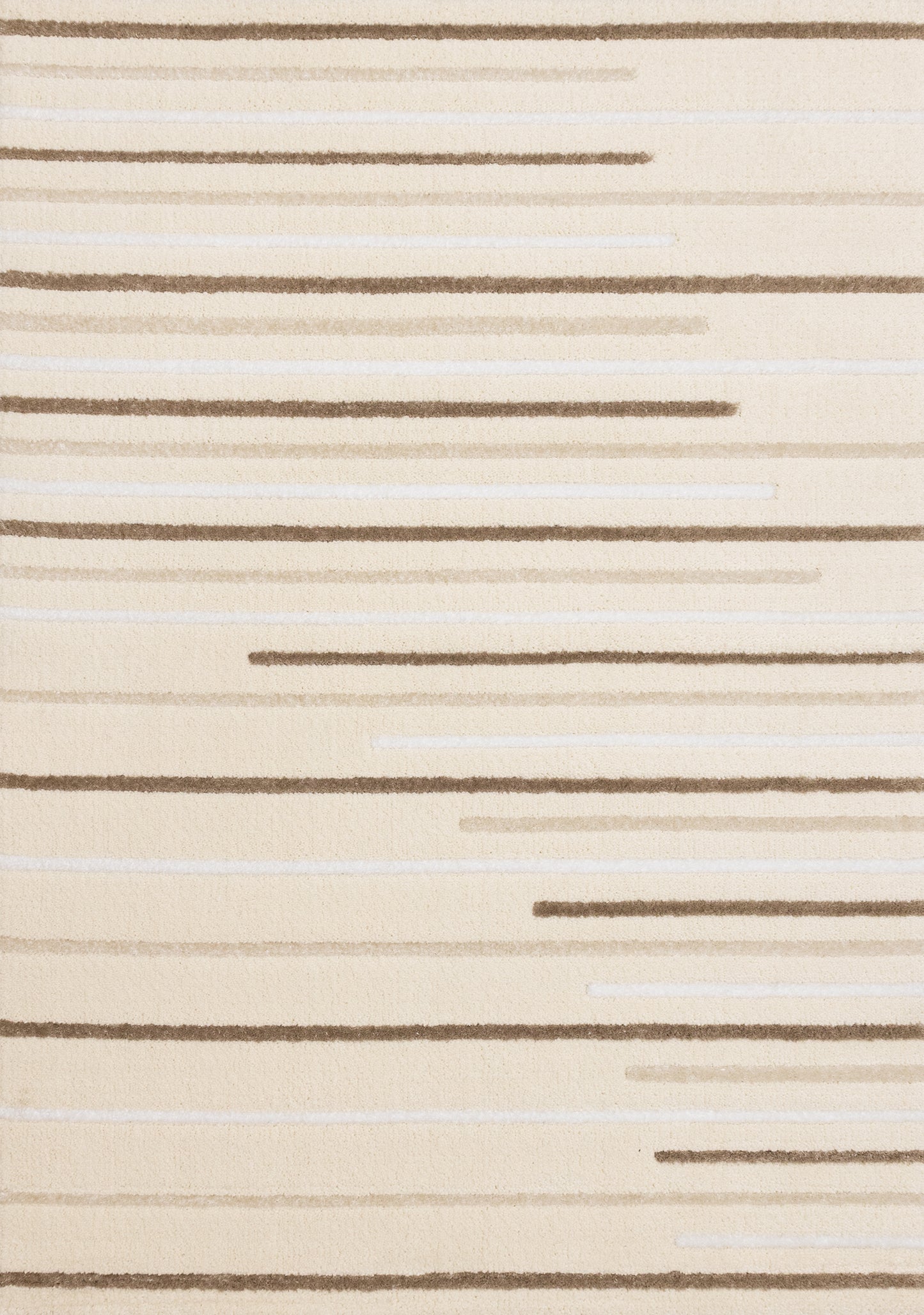 Contemporary Stripes Cream Area Rug-3