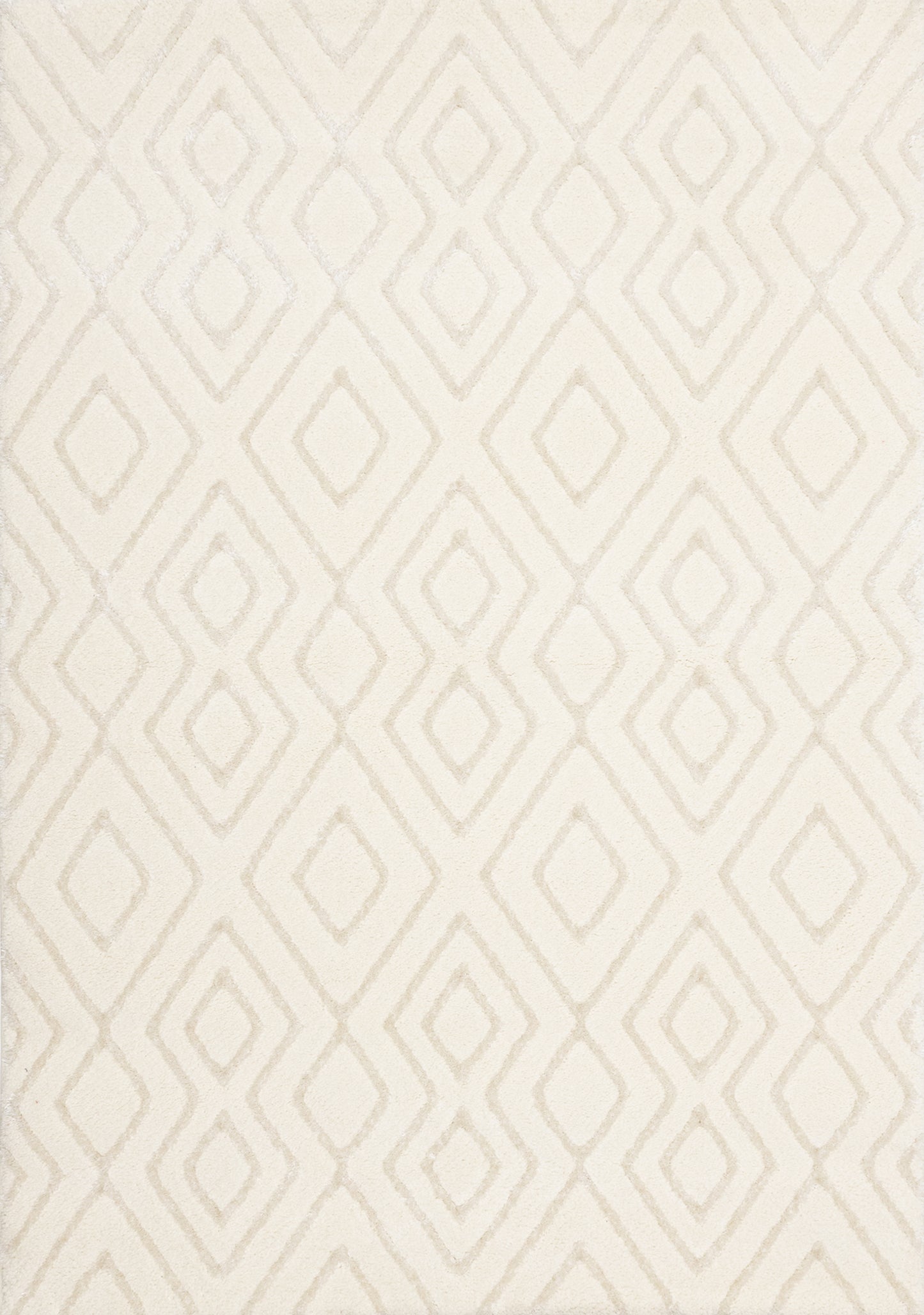 Contemporary Patchwork Cream Area Rug-3