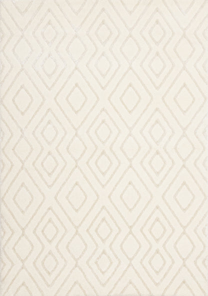 Contemporary Patchwork Cream Area Rug-3