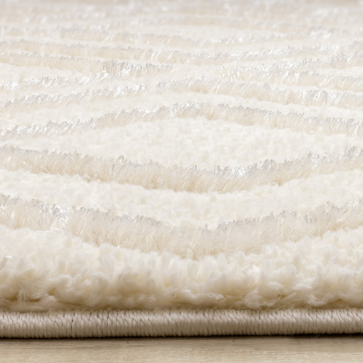 Contemporary Patchwork Cream Area Rug