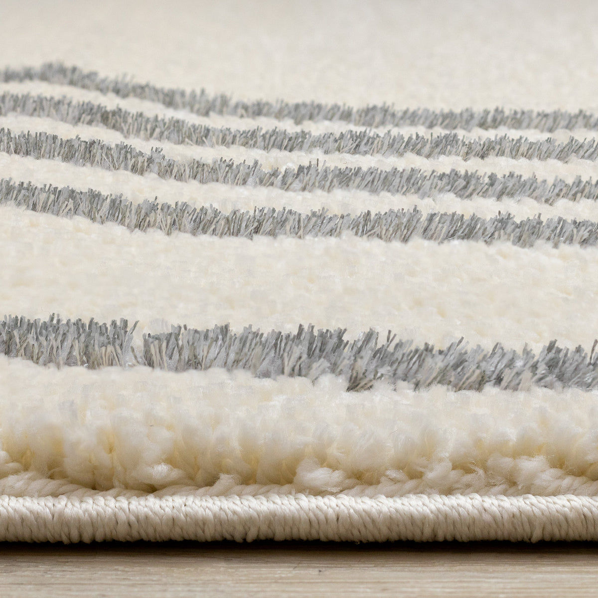 Contemporary Geometric Cream Area Rug