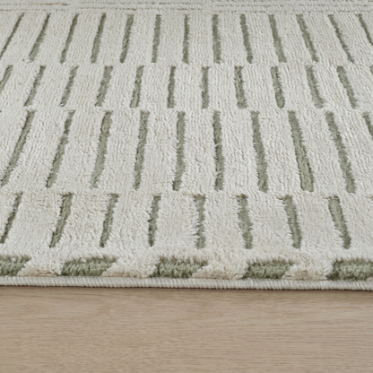 Tapis Domus Abstract Modern Vert Olive