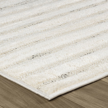 Tapis crème géométrique moderne Astra