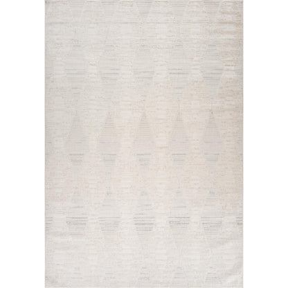 Tapis crème abstrait moderne Astra