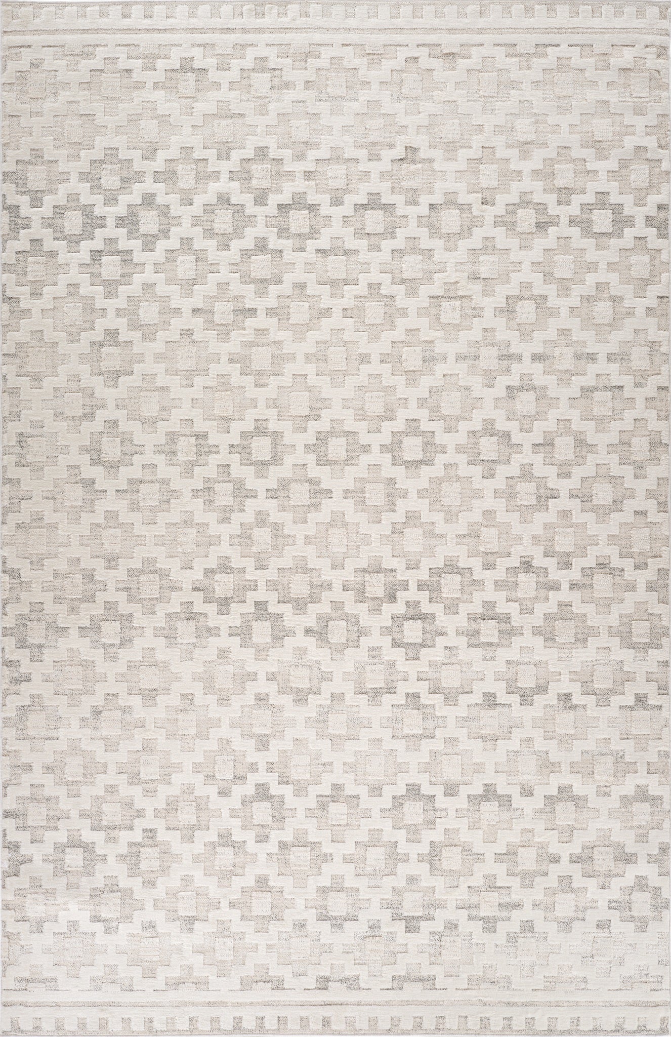 Alfombra abstracta moderna beige Astra