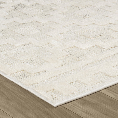 Alfombra abstracta moderna beige Astra