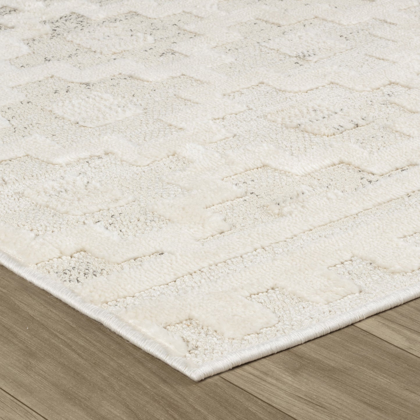 Alfombra abstracta moderna beige Astra