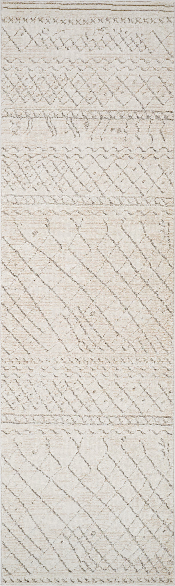 Satori Boho Contemporary Beige and Cream Indoor Rug