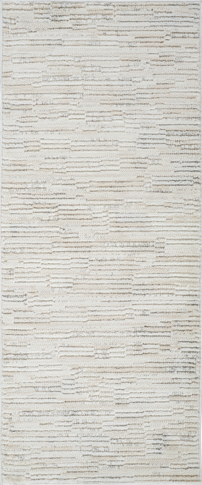 Tapis Kaori abstrait contemporain beige et crème