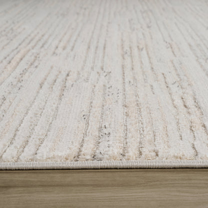 Tapis beige abstrait moderne Astra