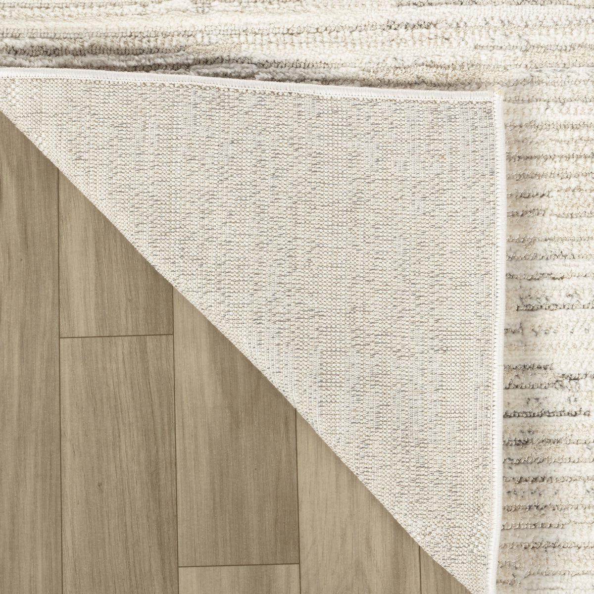 Kaori Abstract Contemporary Beige and Cream Indoor Rug