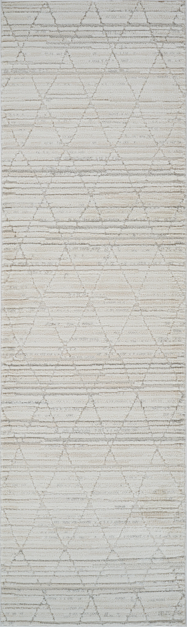 Anaya Geometric Contemporary Beige and Cream Indoor Rug