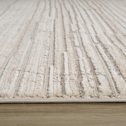 Alfombra abstracta moderna beige Astra