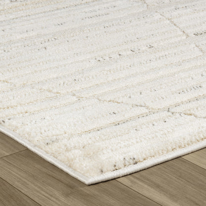 Alfombra abstracta moderna beige Astra