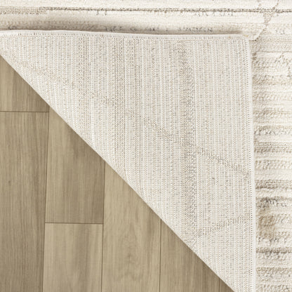 Alfombra abstracta moderna beige Astra