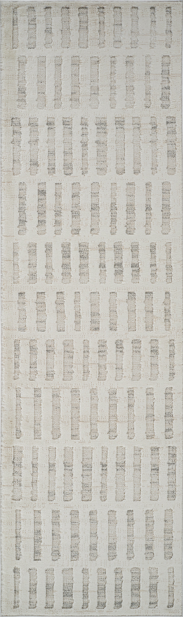 Tapis beige abstrait moderne Astra