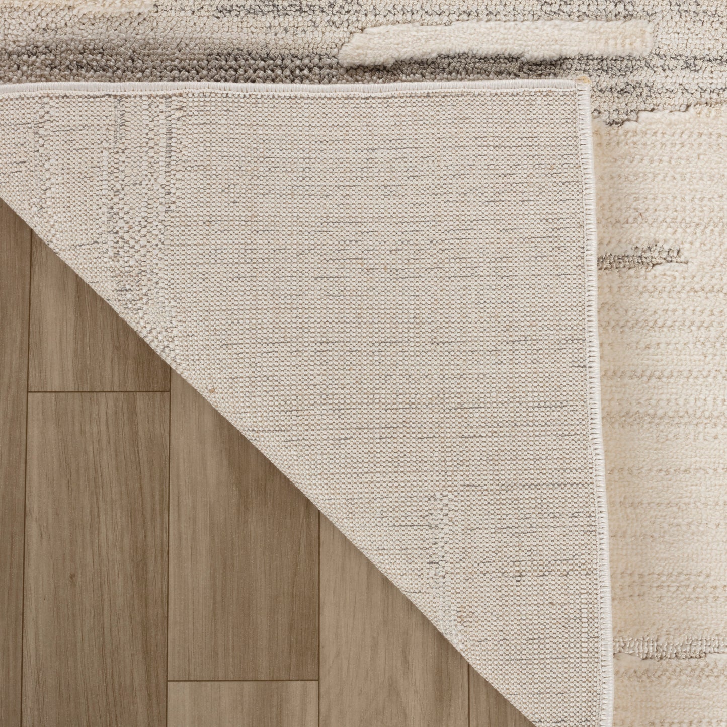 Tapis beige abstrait moderne Astra