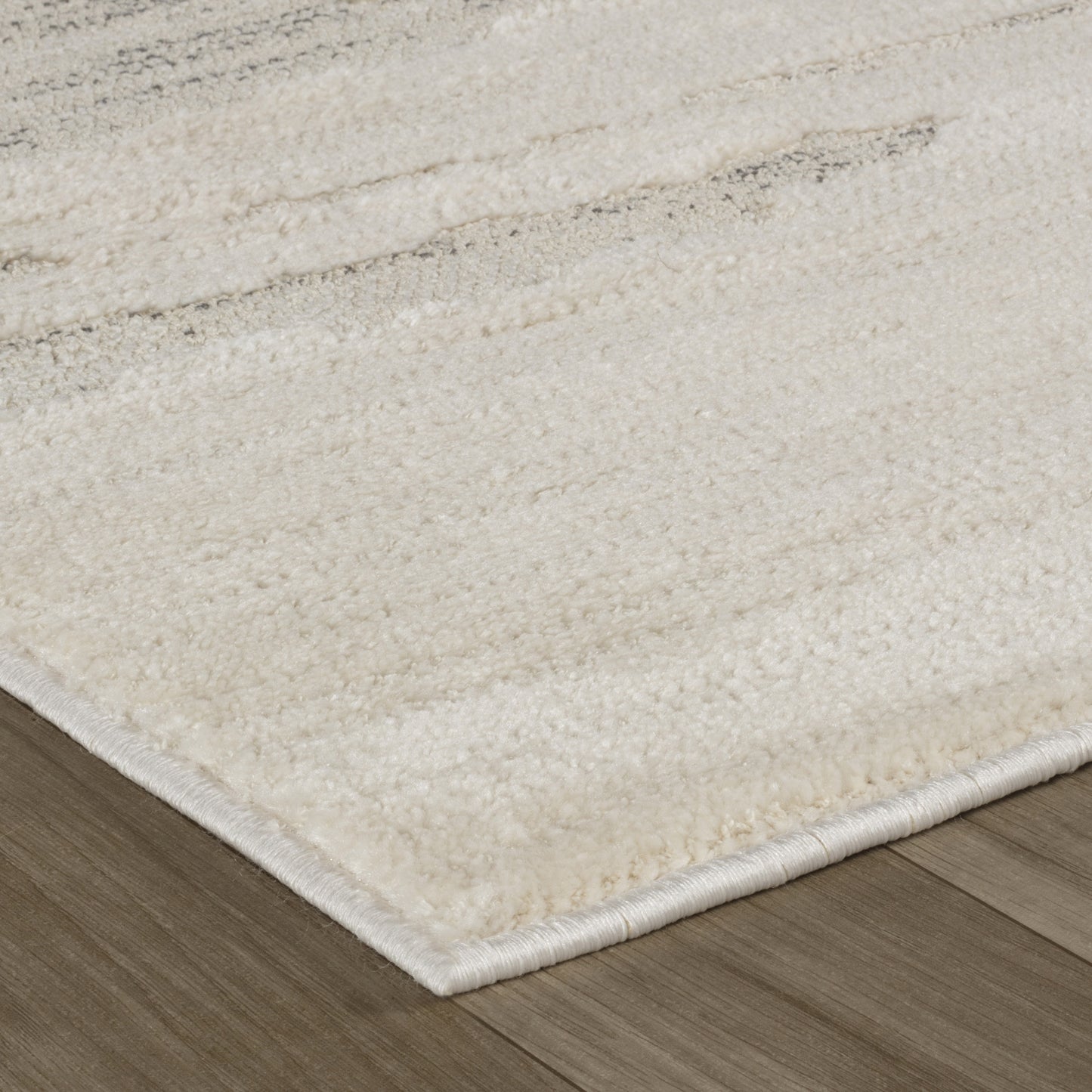 Soma Abstract Contemporary Beige and Cream Indoor Rug