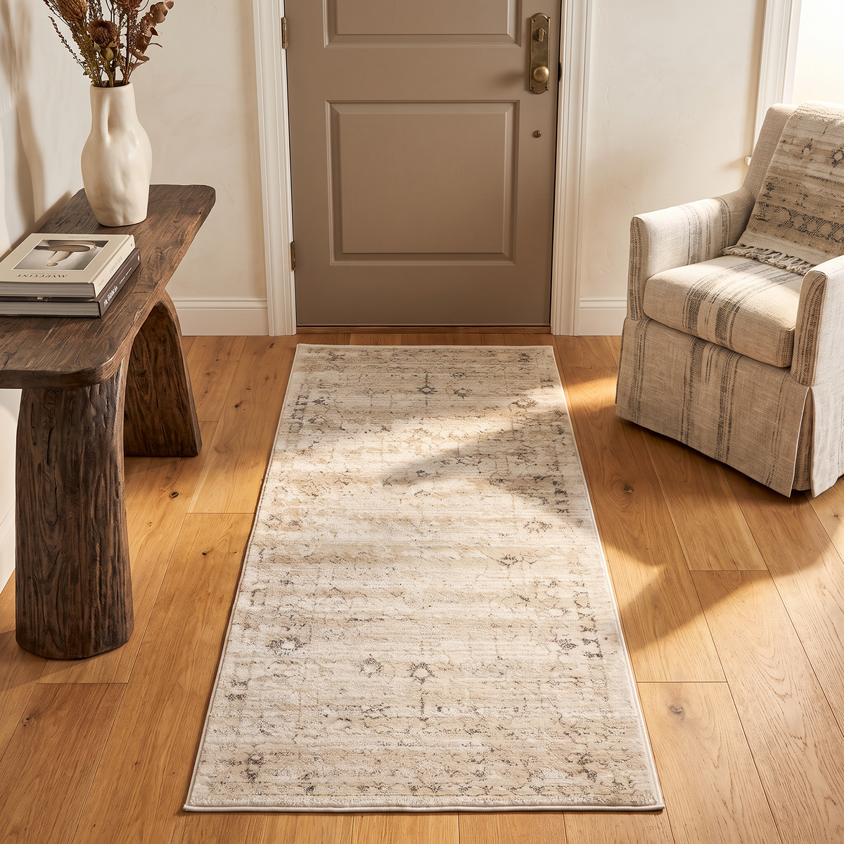 Eloria Oriental Modern Beige Indoor Rug