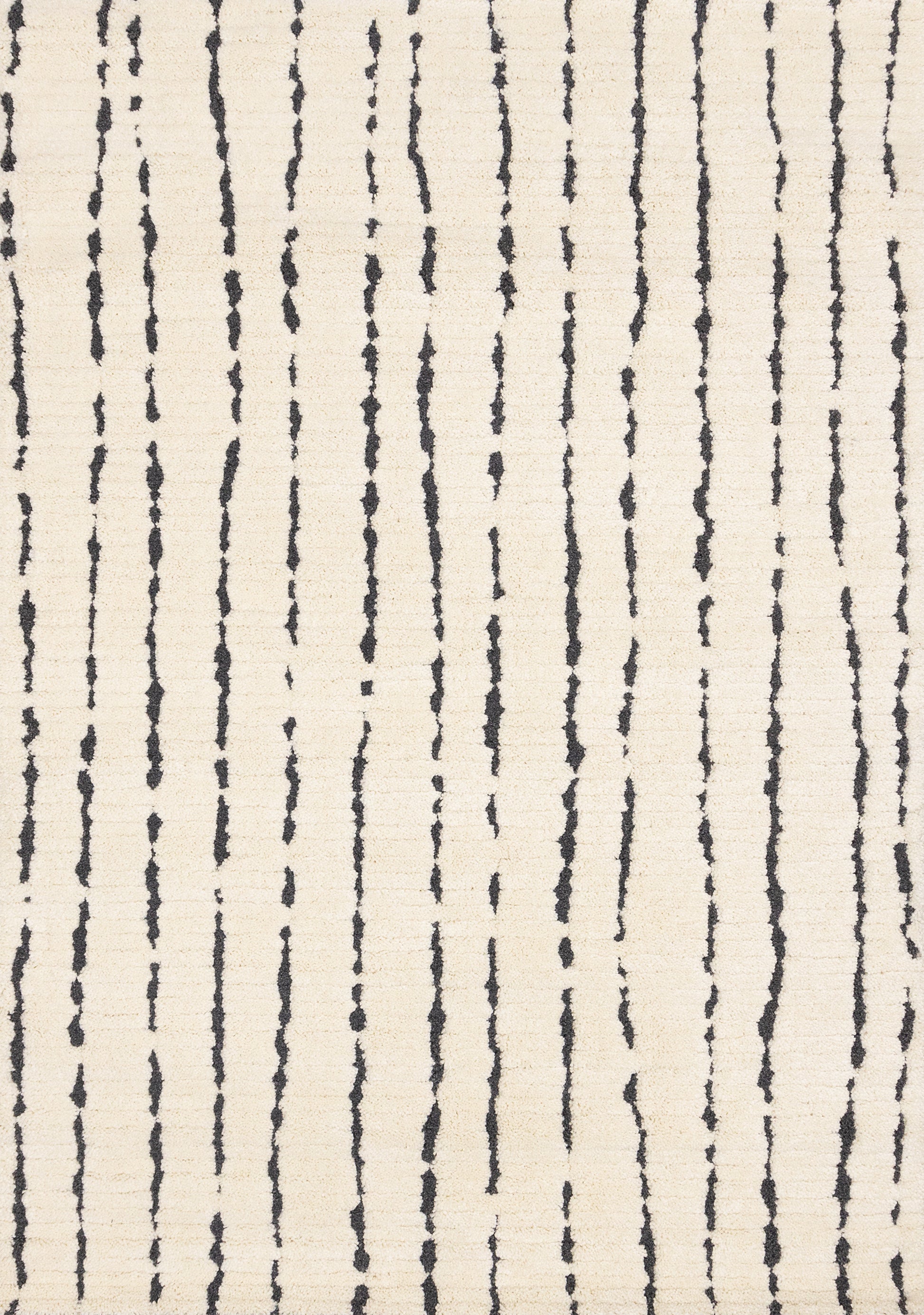 Contemporary Stripes Cream Area Rug-3