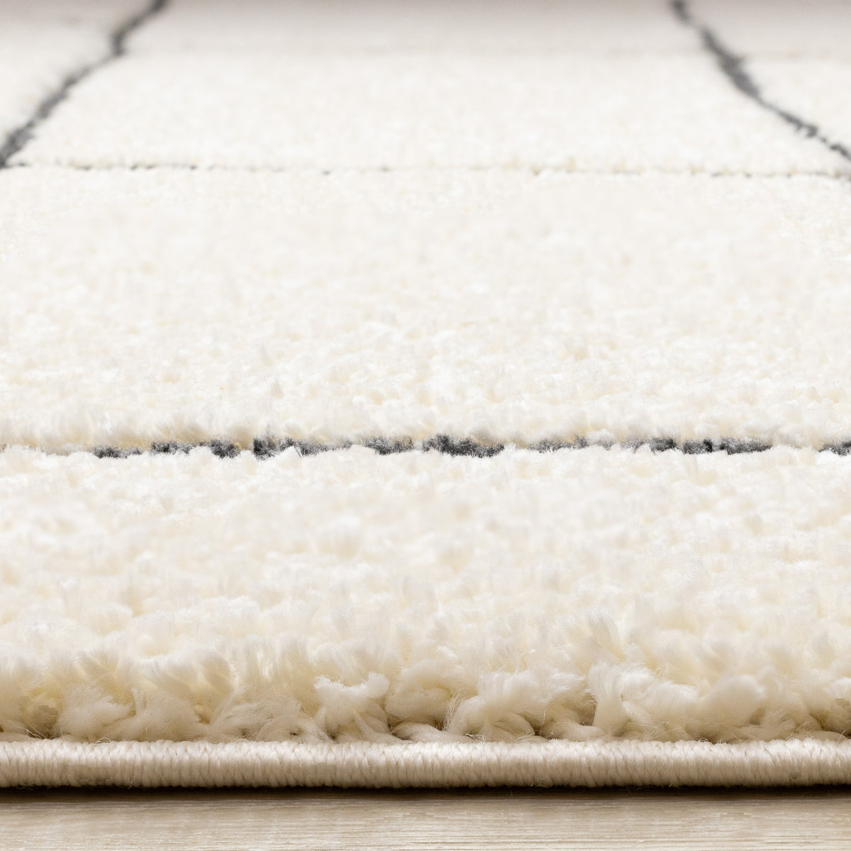 Contemporary Geometric Cream Area Rug