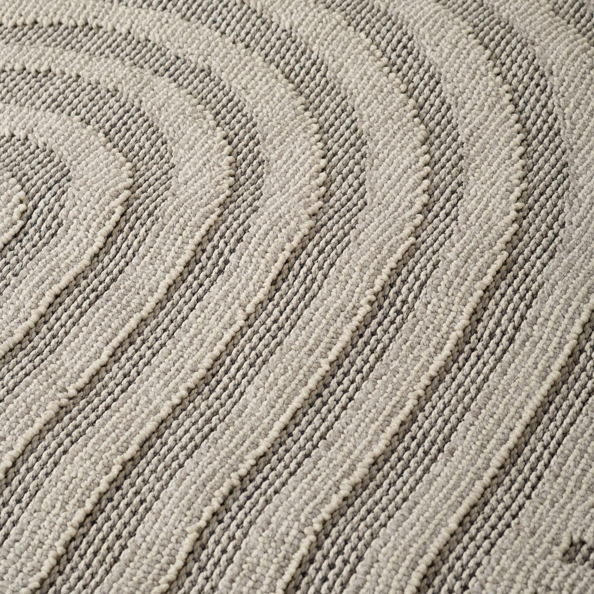 Nami Geometric Contemporary Grey and Beige Indoor Rug
