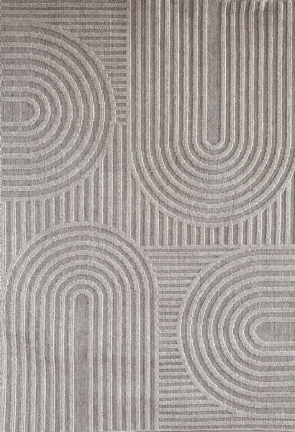 Alfombra gris moderna abstracta de Hogar