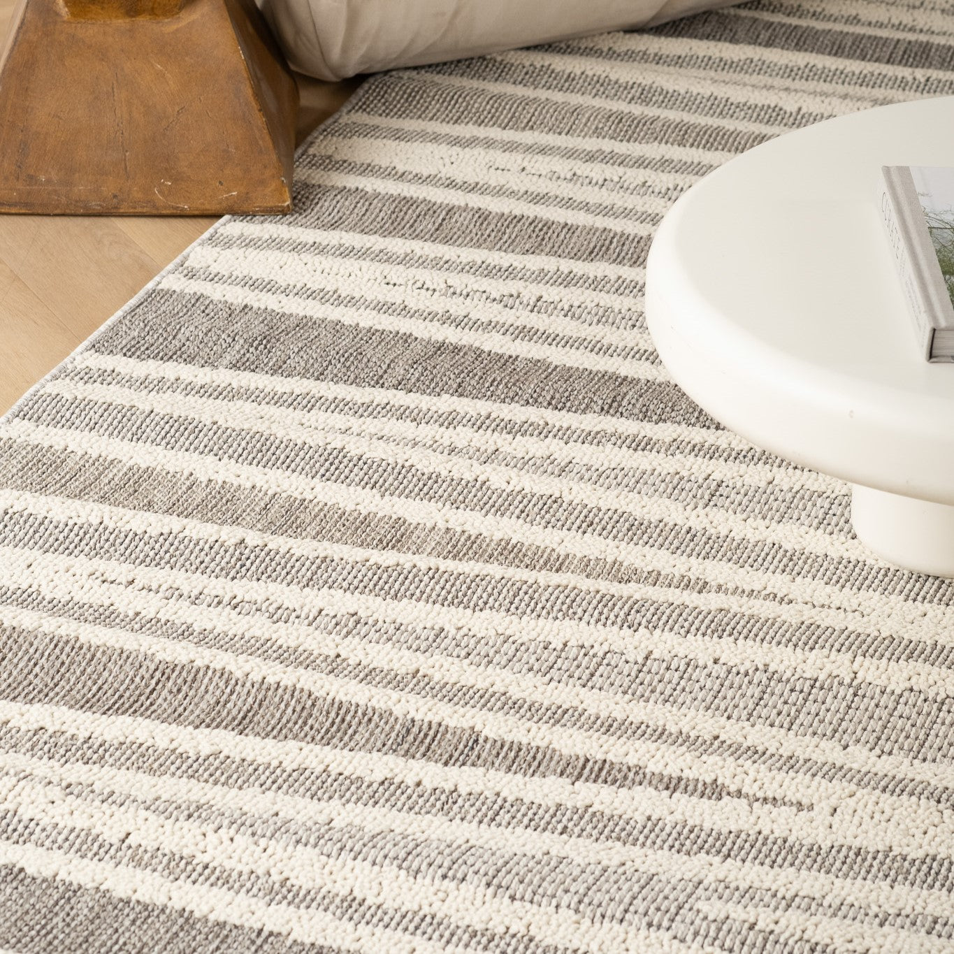 Hogar Abstract Modern Grey Rug