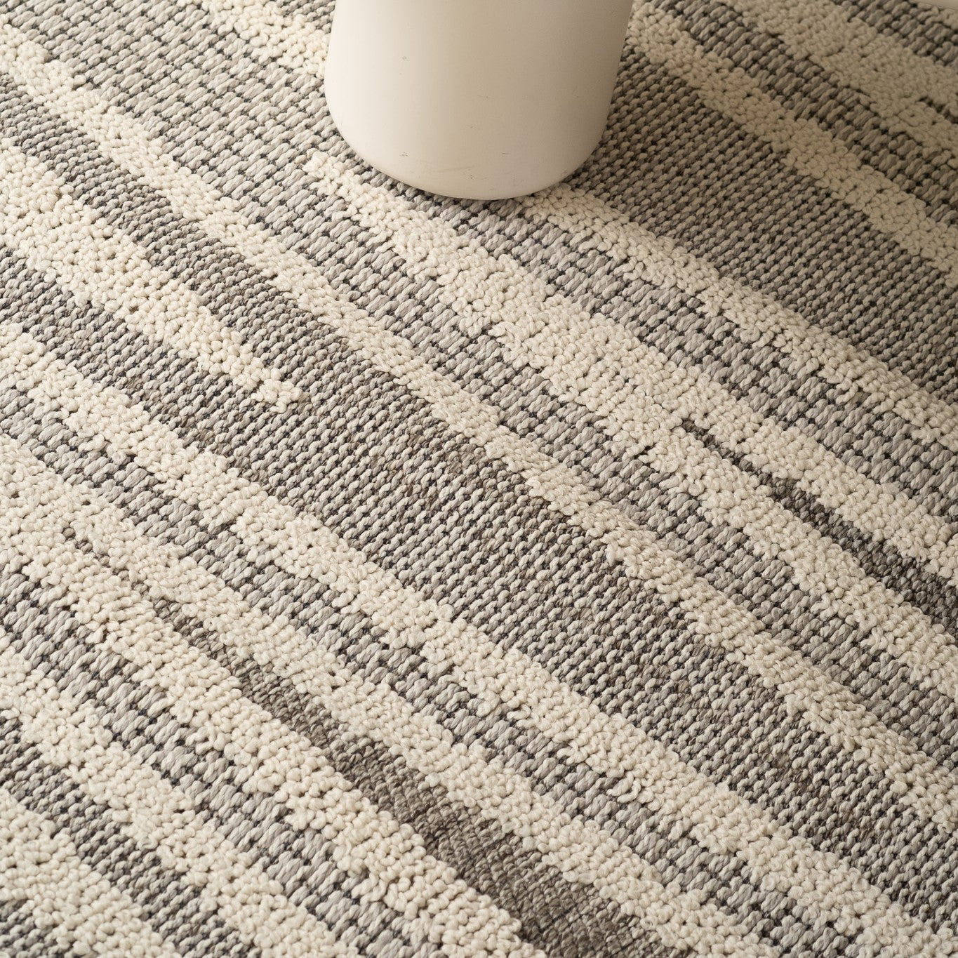 Hogar Abstract Modern Grey Rug