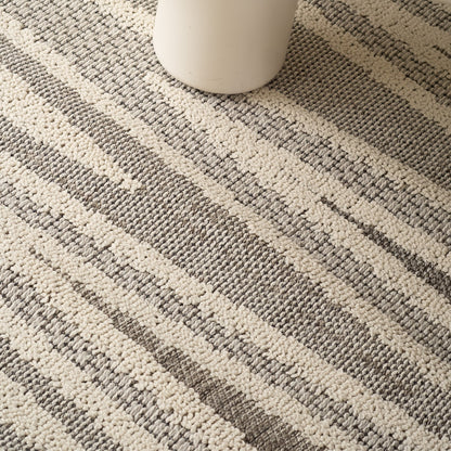 Hogar Abstract Modern Grey Rug