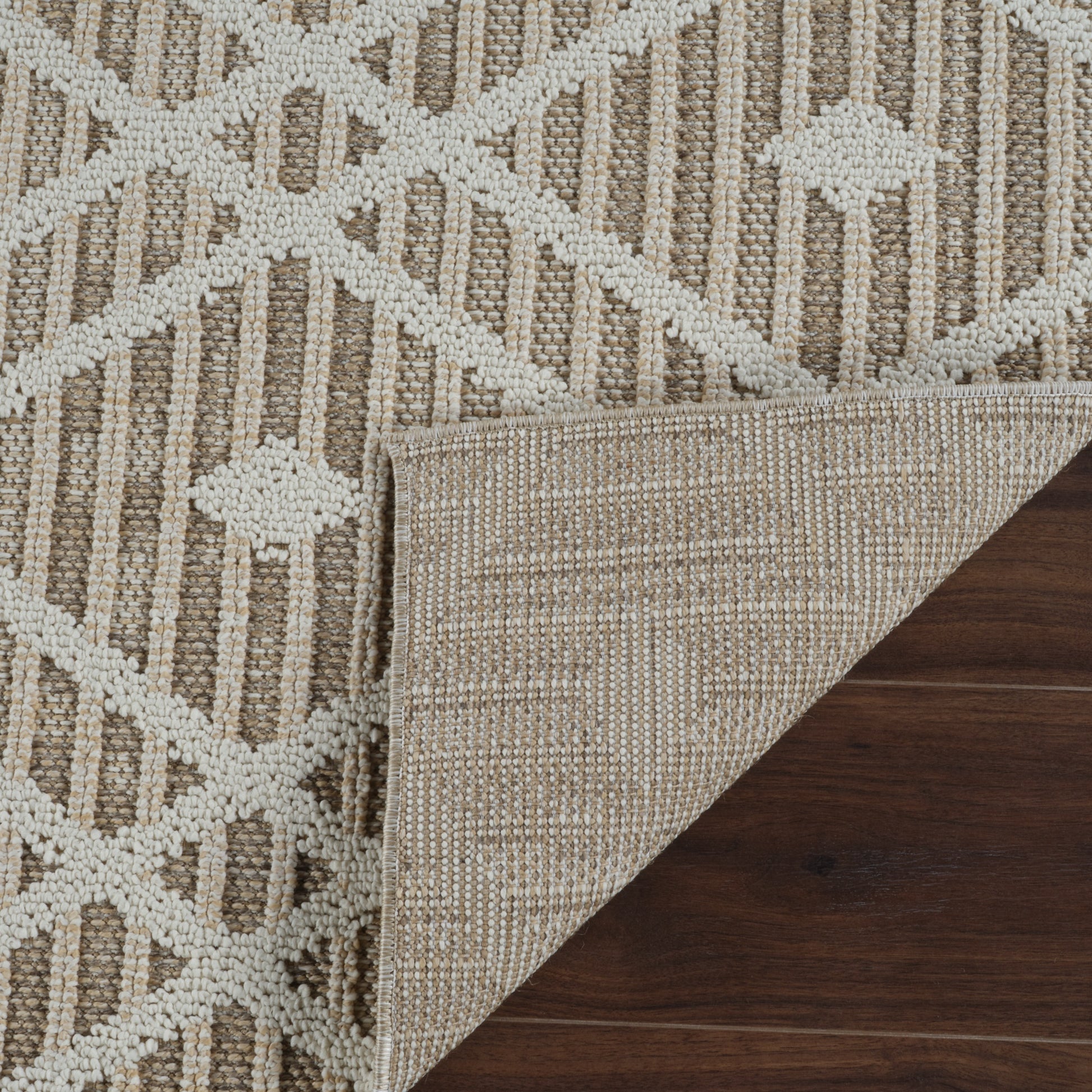 Sela Trellis Transitional Brown and Cream Indoor Rug-14