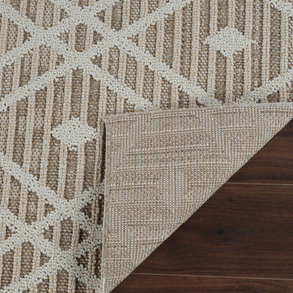 Sela Trellis Transitional Brown and Cream Indoor Rug-14